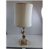 Image 1 : Vintage "Golden Child" Table Lamp with Ornaments - Tested - 32" Tall - Pickup Only