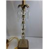 Image 3 : Pair of Vintage Table Lamps (One Missing Top Screw Ornament) - Tested - 33" Tall - Pickup Only