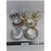 Image 1 : (7) Teacups & Saucers (Bavarian, Royal Grafton)