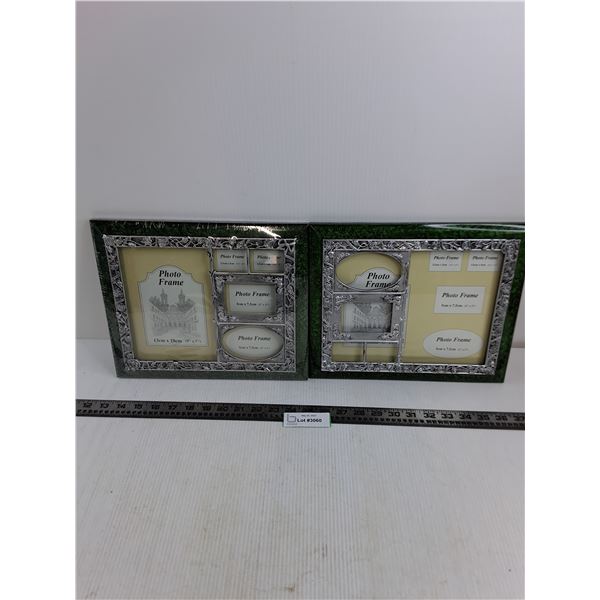 (2) Table Display Photo Frames