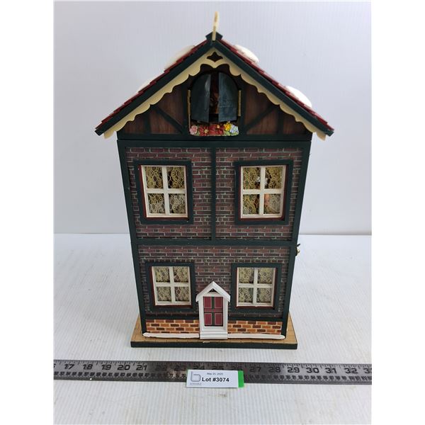 Holiday Musical House Table Display - 17" Tall