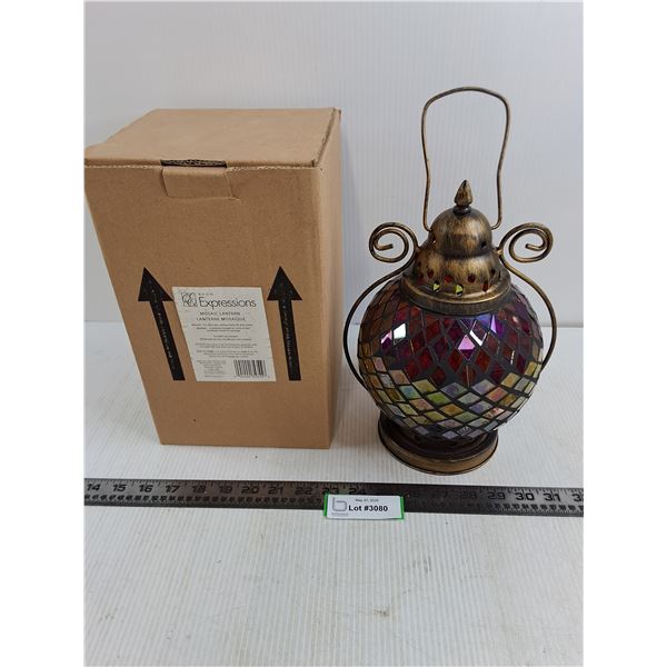 Avon Expressions Mosaic Lantern - 11" High