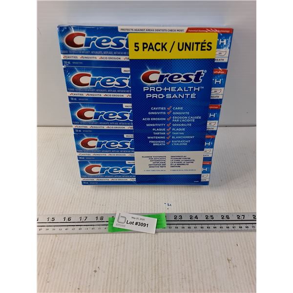 Crest Pro Health (5) Pack NIB