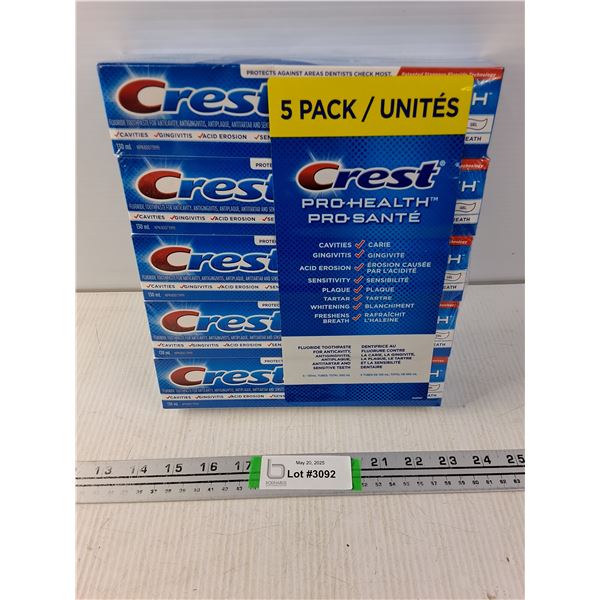 Crest Pro Health (5) Pack NIB