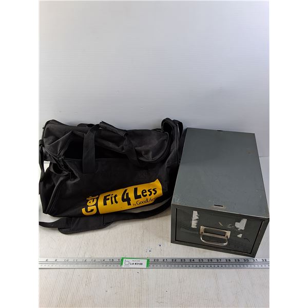 Fit 4 Less Dufflel Bag and a Metal Card Index Unit