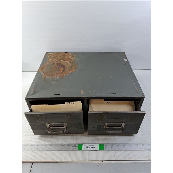 (2) Drawer File Index