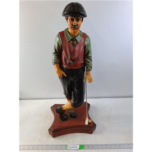 Wooden Golfer Figure  -  Pick Up