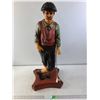 Image 1 : Wooden Golfer Figure  -  Pick Up