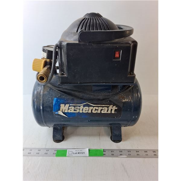 Mastercraft Air Compressor- Powers on, As Is, Cannot Ship