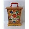 Image 2 : Vintage Fisher Price Toy Clock- As Is