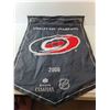 Image 2 : (2) Stanley Cup Banners- Detroit Red Wings & Carolina Hurricanes 35" Long