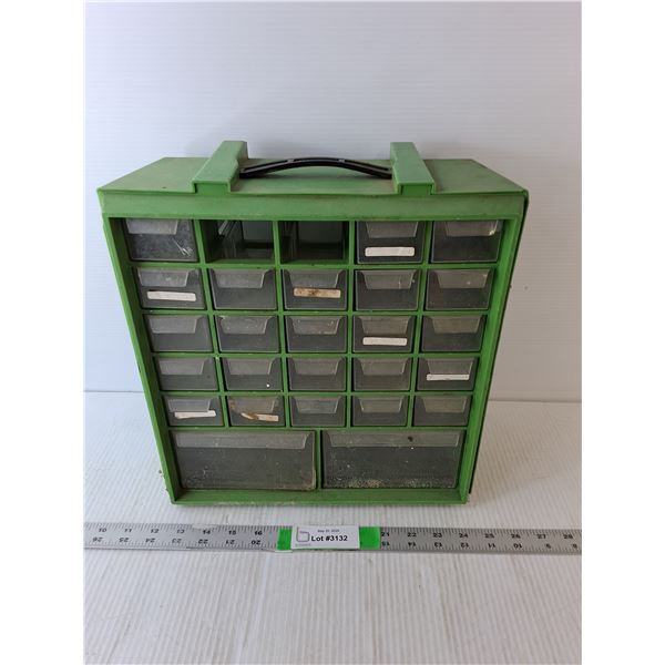 Plastic Compartment Storage 13" Tall x 12.5" Long x 6.5" Wide