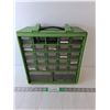 Image 1 : Plastic Compartment Storage 13" Tall x 12.5" Long x 6.5" Wide