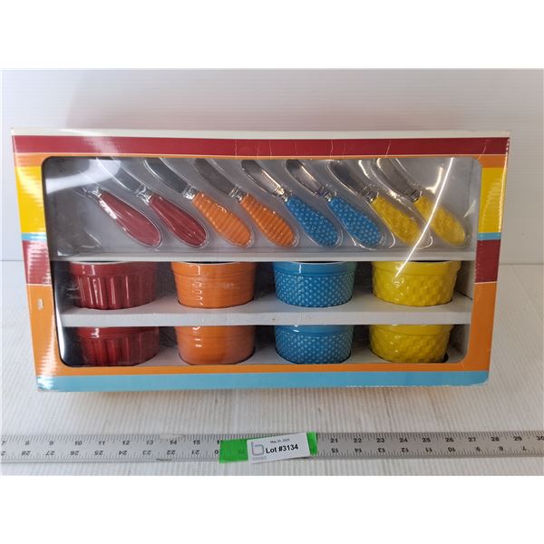 Havana (16) Piece Ramekin & Spreader Set
