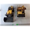 Image 1 : Vintage Tonka Front End Loader 21.5" Long & Dump Truck 17" Long