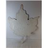 Image 2 : Molson Metal Maple Leaf Sign 35" Tall x 28" Wide