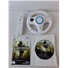 Image 2 : Wii Lot- Call of Duty, Remote & Wheel