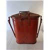 Image 2 : *Vintage Industrial Garbage Can Up to 22" Tall, 16" Wide x 17" Long