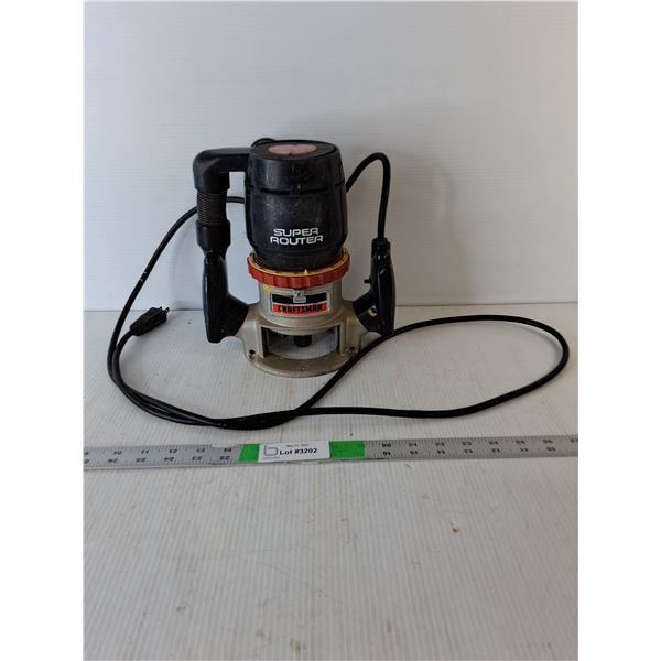 Craftsman Super Router- Powers On