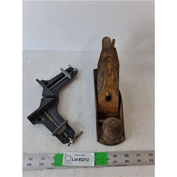 Corner Clamp & Stanley Bench Plane