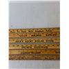 Image 2 : (6) Wooden Measuring Sticks
