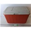Image 1 : Orange Coleman Cooler 20" x 10" x 13.5"
