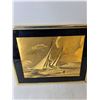 Image 4 : Framed Sailboat Artwork 10" x 8.25" & Weather Guide