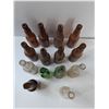 Image 4 : (14) Vintage empty Beer and Pop Bottles- Fragile