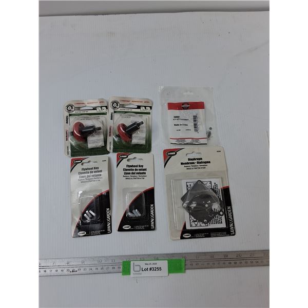 (2) Laser Fly Wheel Key, (2) Genuine Parts Electric Start Key , Misc