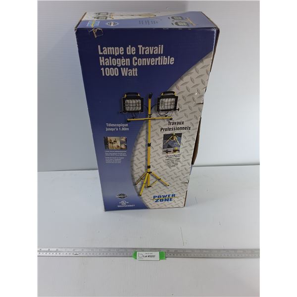 Power Zone- Thousand Watt Convertible Halogen Work Light -CANNOT SHIP