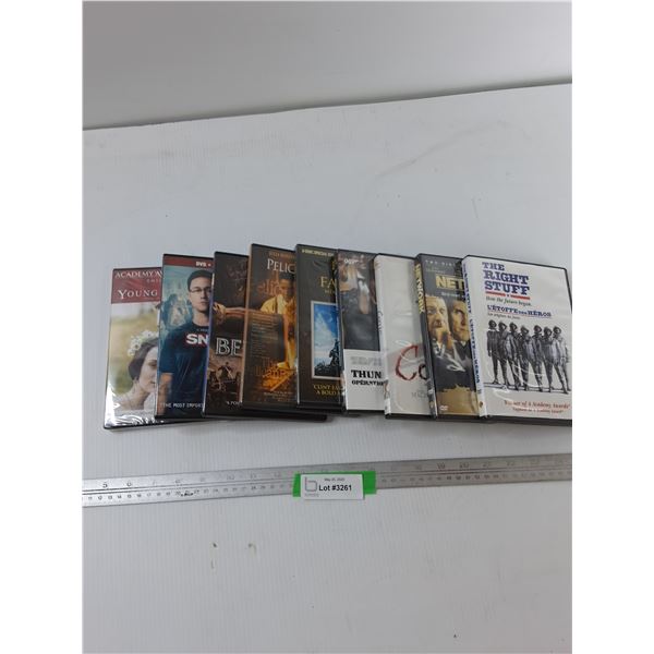 (9) Movies- Snowden, Thunderball, Network, Misc