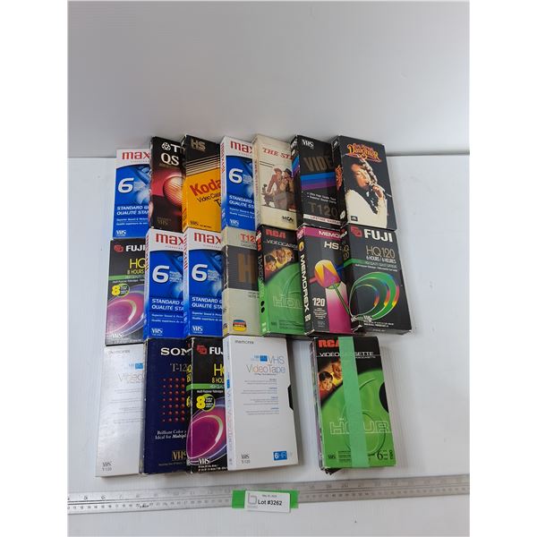 (20) Assorted VHS Tapes