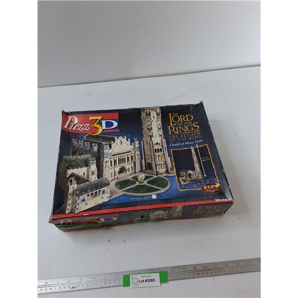 3-D Lord of The Rings Puzzle