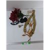 Image 1 : Assorted Items - Suspenders, Sunglasses, Fake Flowers, Misc