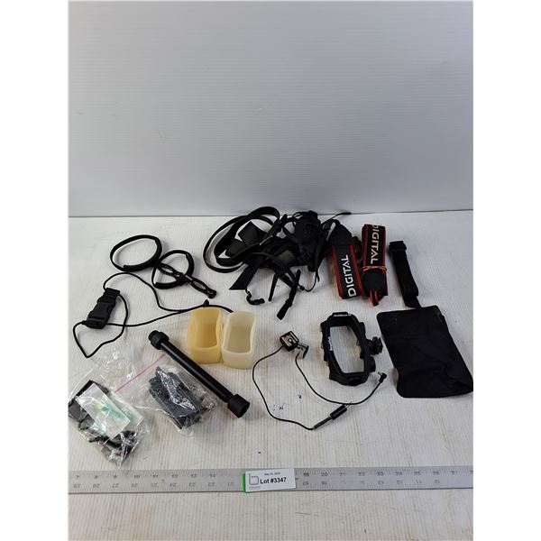 Camera Straps, Flash Multimount, and Pieces