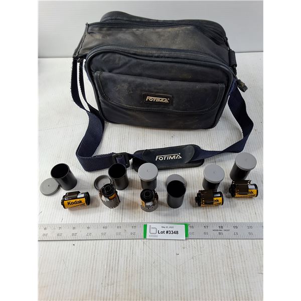 Fotima Camera Bag with 5 Rolls of Unused 35mm 200 12 exp Film