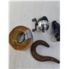 Image 2 : Lugnuts with Key Chuck, Strapping, Tow Hook and (2) Fishing Reels