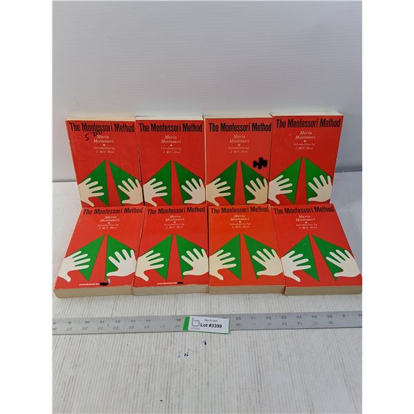 (8) Montessori Method Books by Maria Montessori