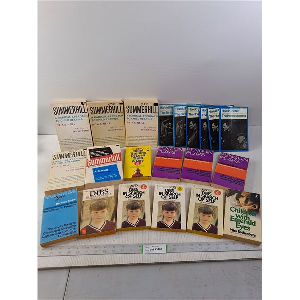 Child Rearing, Plays for Puitans, Wellness, Birthday and Homecoming Books