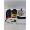 Image 1 : Everlast Training Gloves, Collectible Spoons, Leather Sheath and a Lock