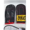 Image 3 : Everlast Training Gloves, Collectible Spoons, Leather Sheath and a Lock