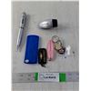 Image 1 : Key Rings, Pen, Sunglass Holder and Band Aids