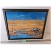 Image 1 : Framed Prairie Painting 18" x 22"