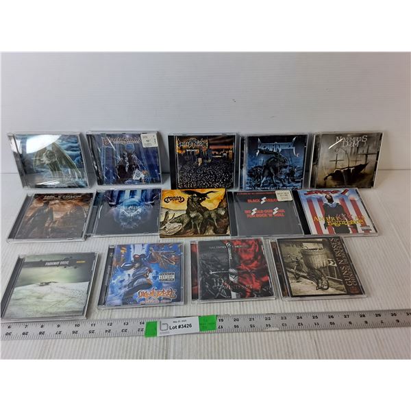 (14) CDs- Black Sabbath, Guns n Roses, Death Angel, Misc.
