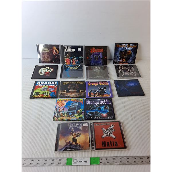 (16) CDs- Orange Panther, Merle Haggard, Black Label Society, Misc.