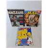 Image 3 : (7) Magazines- Time, Maclean's, MAD