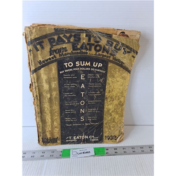 Vintage Eaton's Catalogue- 1932/3