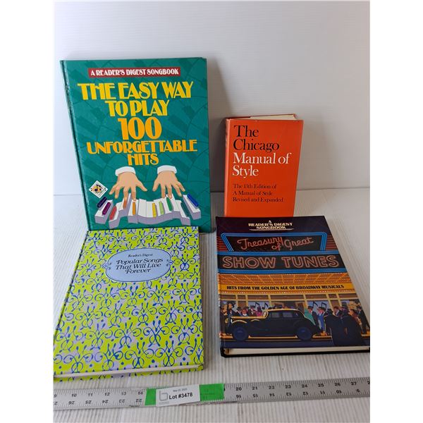 (3) Reader's Digest Songbooks, Chicago Manual of Style