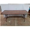 Image 1 : *Wooden Folding Table, Cannot Ship