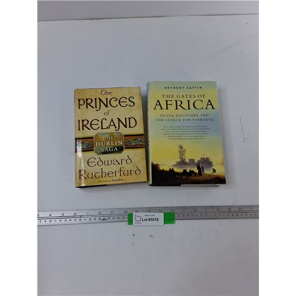 (2) Hardcover Books - The Princes Of Ireland, The Gates Of Africa